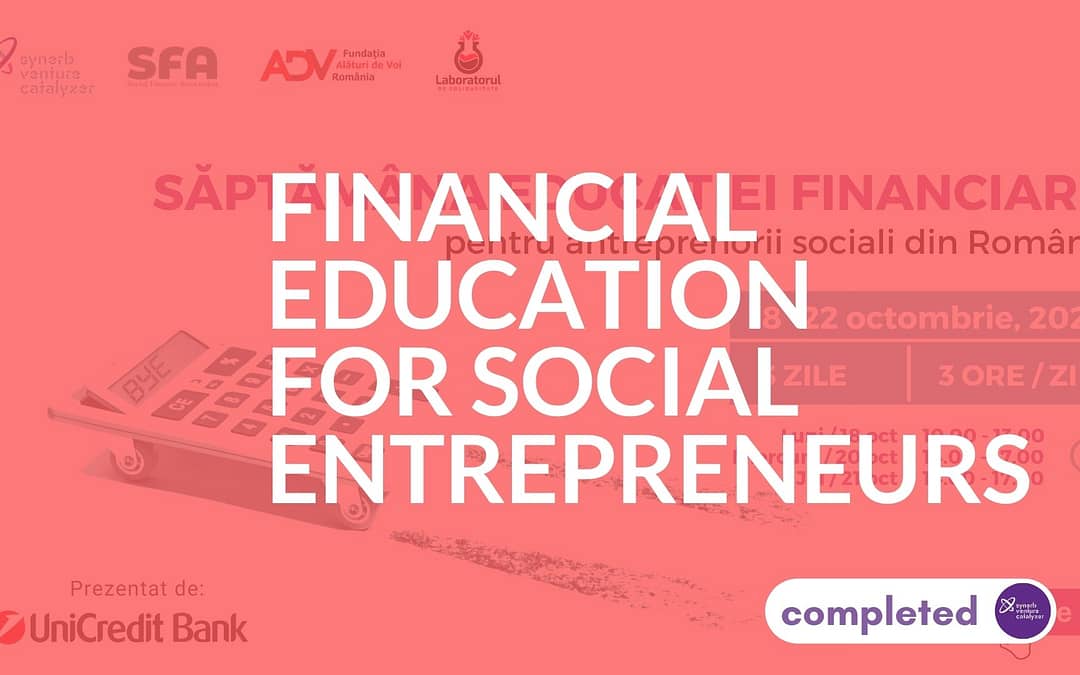 Financial Education for Social Entrepreneurs